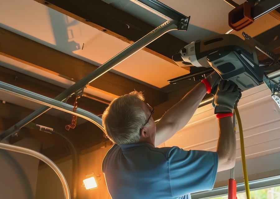 Garage-door work by Mason Garage Door Experts in Englewood, NJ