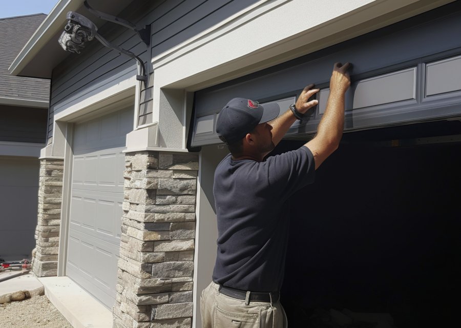 Garage-door work by Malone Garage Door's Repair Service in Santa Barbara, CA