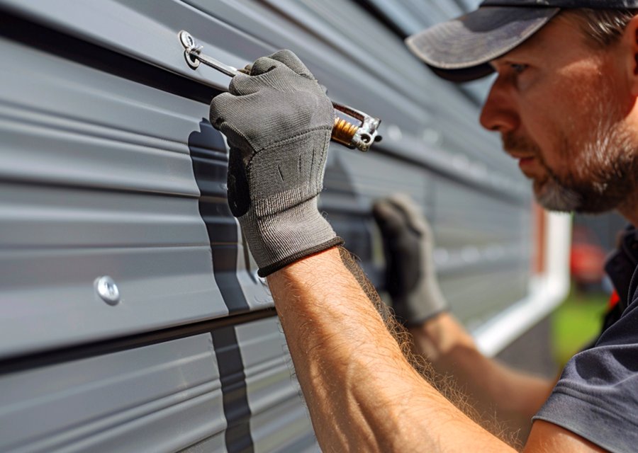 Garage-door work by Minjae Garage Door Repair Company in West St Paul, MN