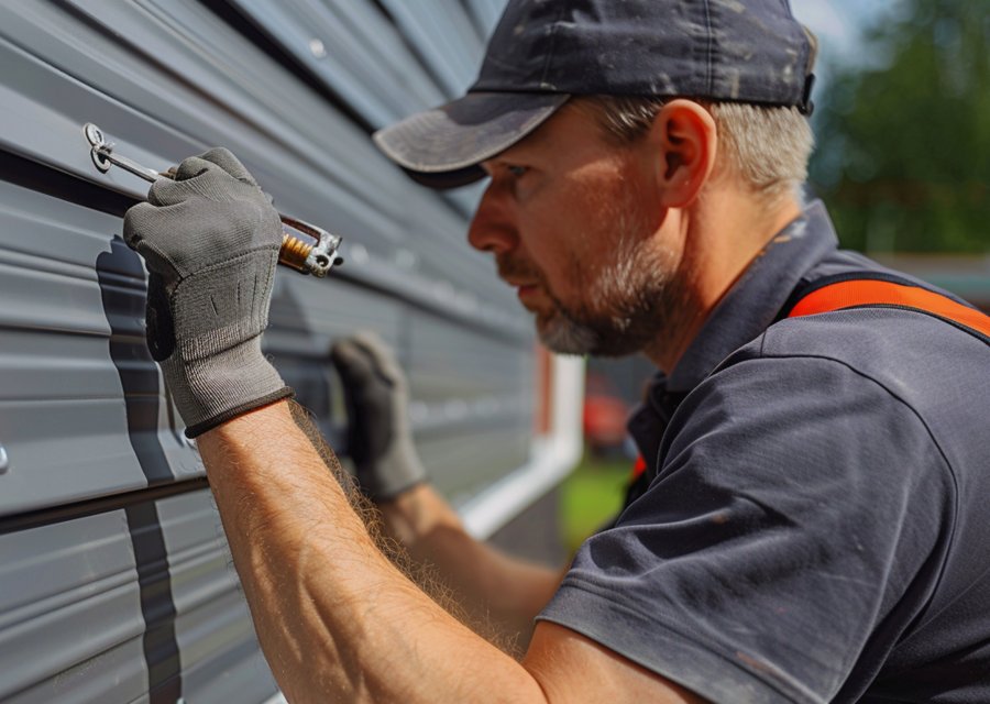 Garage-door work by Vanguard Garage Door's in Dayton, OH