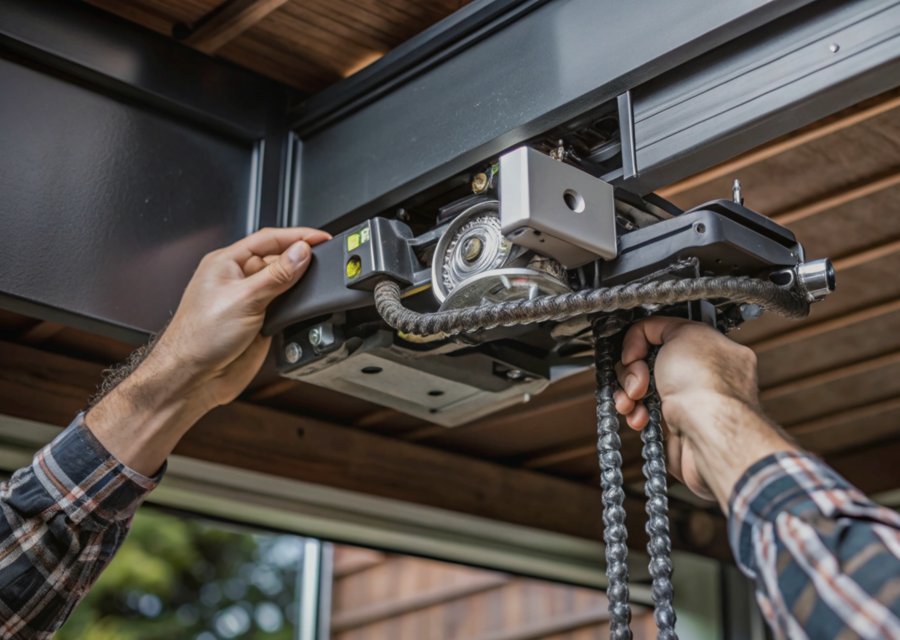 Garage-door work by Diamond Tech Garage Service in Springdale, AR