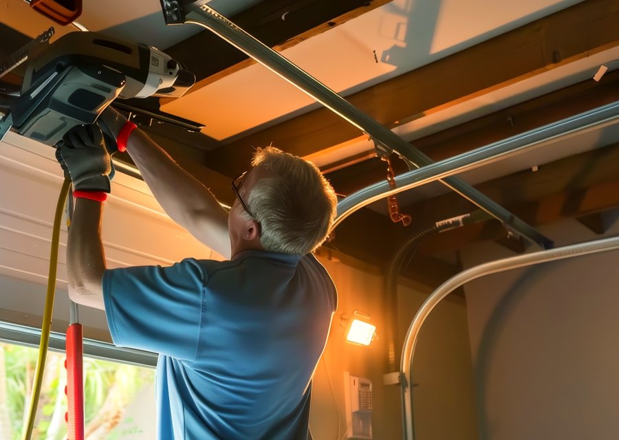 Garage-door work by Elevate Garage Door Repair Services in Williamsburg, VA