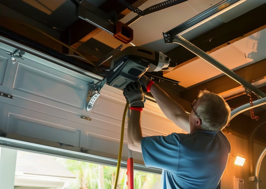 Garage-door work by King's Garage Door Repair Llc in Albany, NY