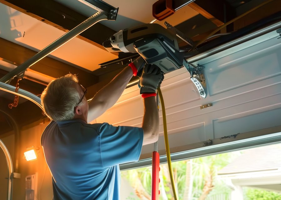 Garage-door work by Beach Garage Door Repair in The Colony, TX
