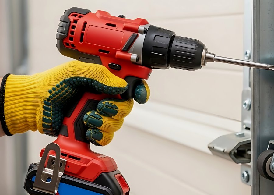 Garage-door work by Max Garage Door Services in Fair Haven, NJ