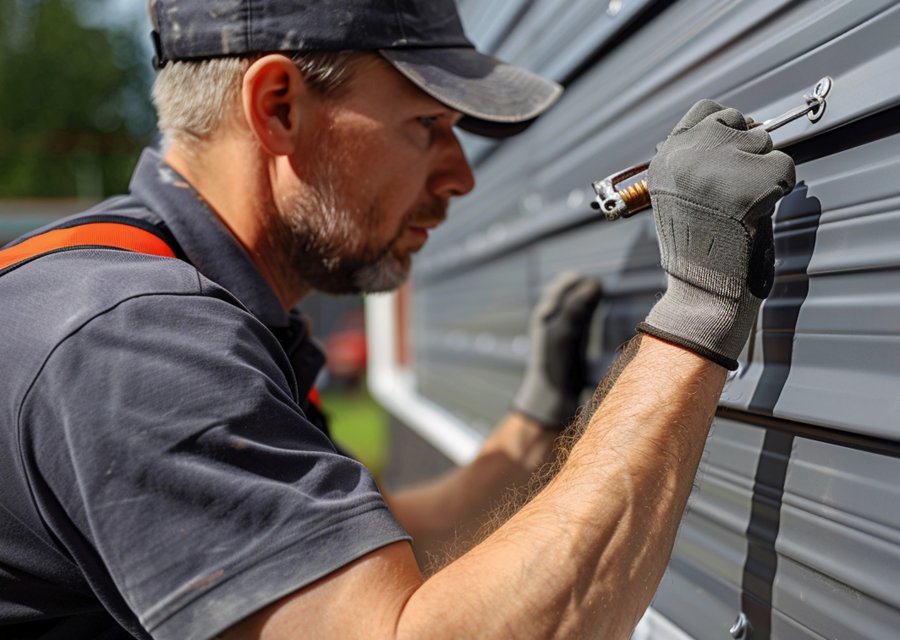 Garage-door work by Dunn's Garage Doors in Benton, MI