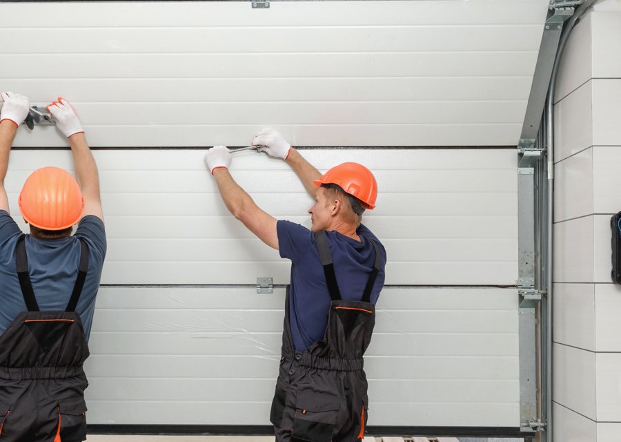 Garage-door work by EDS Garage Door Service in Waterloo, IA