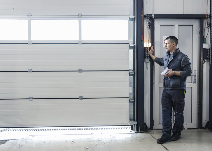 Garage-door work by Adams Door Company in Fairport Harbor, OH