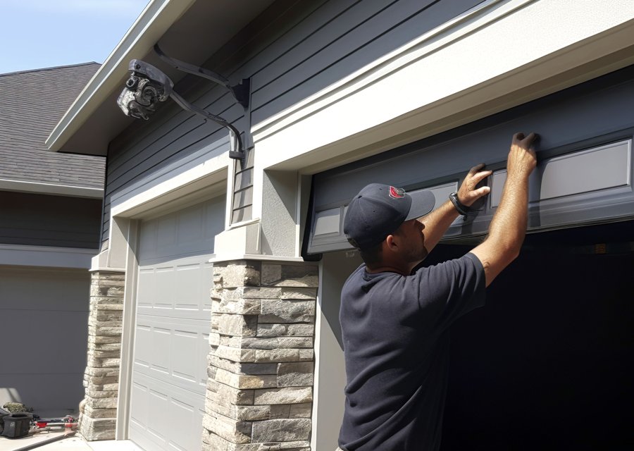 Garage-door work by David's Garage Doors in Bardstown, KY