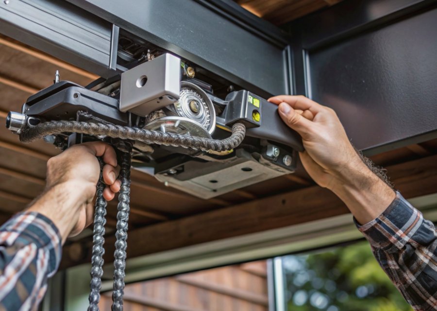 Garage-door work by Illini Garage Door Service in Worthington, OH