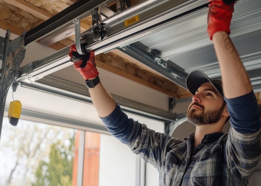 Garage-door work by River City Garage Doors LLC in Dallas, GA