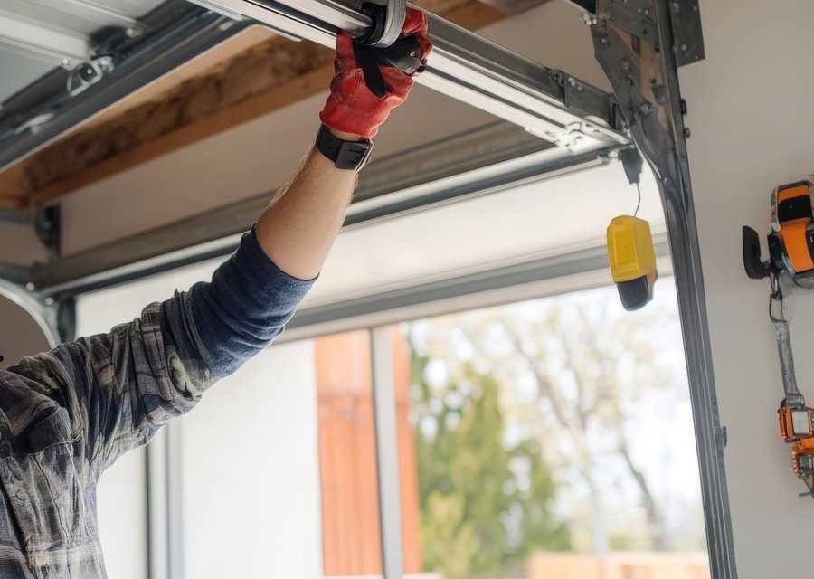 Garage-door work by Chanhee Garage Door Solutions in Silver Spring, MD
