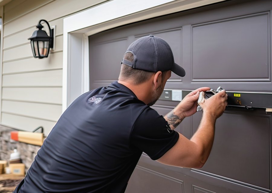 Garage-door work by ProTeam garage doors in Charlottesville, VA