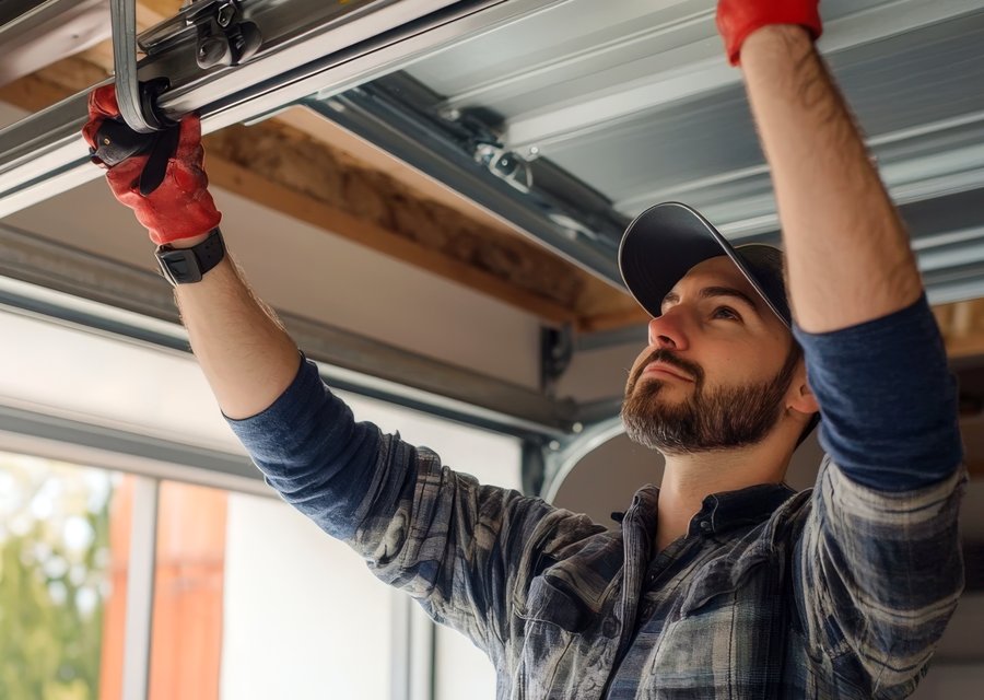 Garage-door work by Tech Garage Door Solutions in Pearland, TX