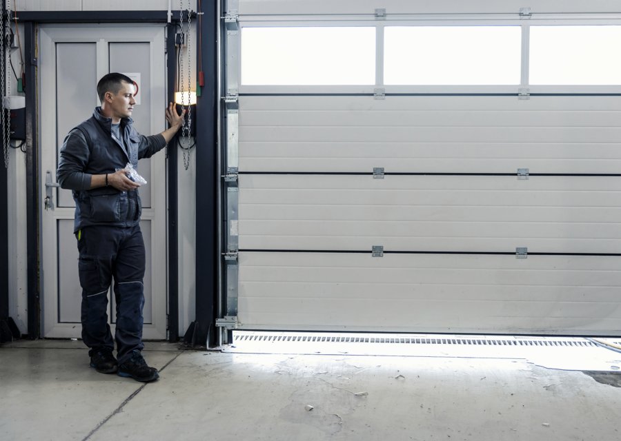 Garage-door work by Express Garage Door Co Inc in Coldwater, MI