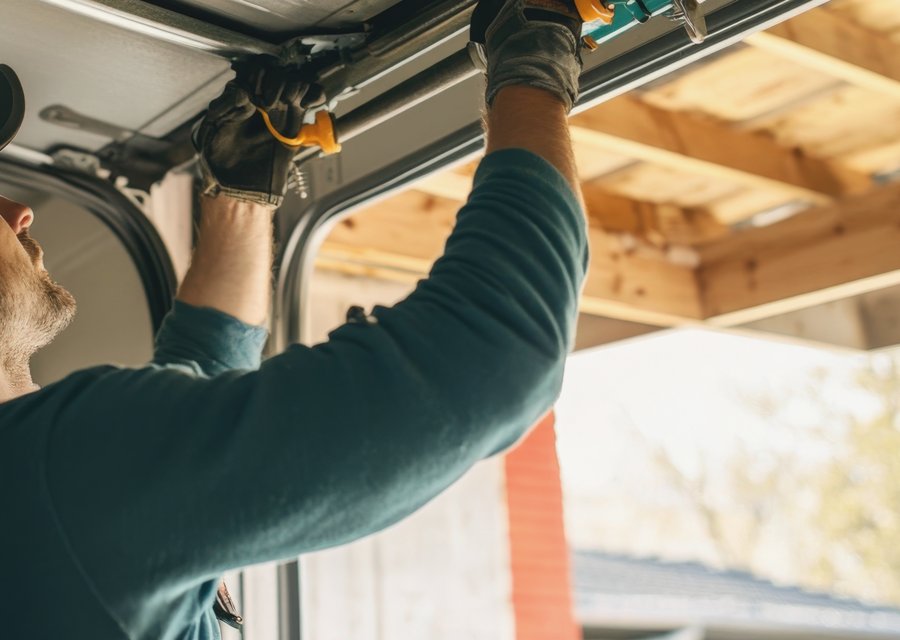 Garage-door work by Winston Garage Door Pros in Albuquerque, NM