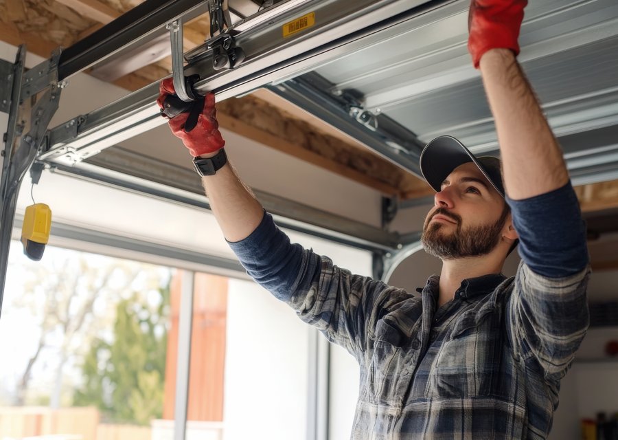 Garage-door work by Eunchae Garage Door Solutions in Canton, MI