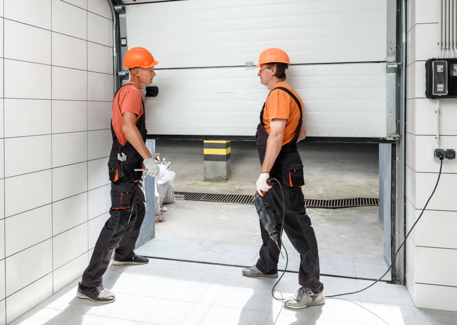 Garage-door work by Harmon's Garage Door in Sayreville, NJ