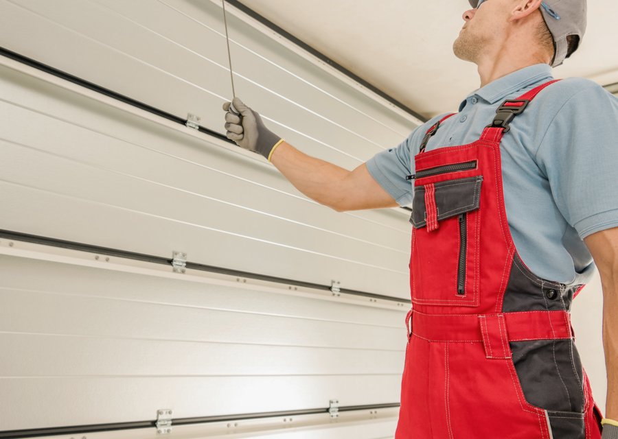 Garage-door work by LTM Garage Door Solutions in Medford, MA
