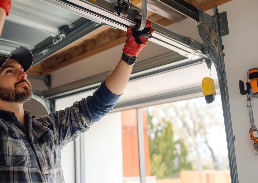 Garage-door work by R&Q Overhead Doors in Chesapeake, VA