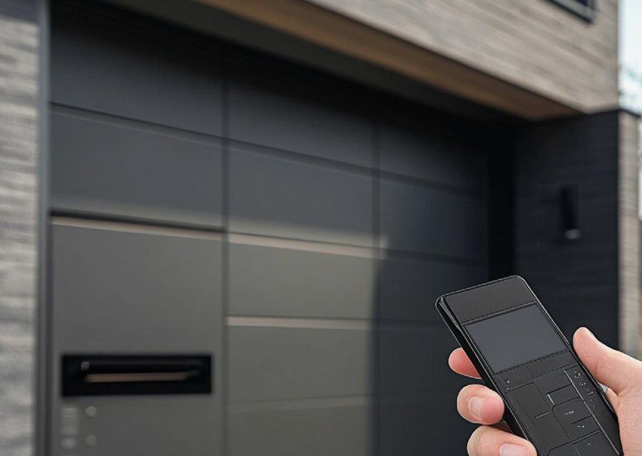 Garage-door work by J & J Garage Doors in Addison, TX