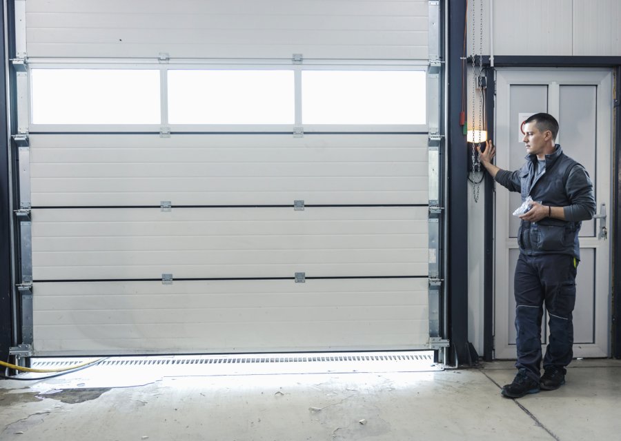Garage-door work by Brilliant Garage Doors in Lawrence, KS