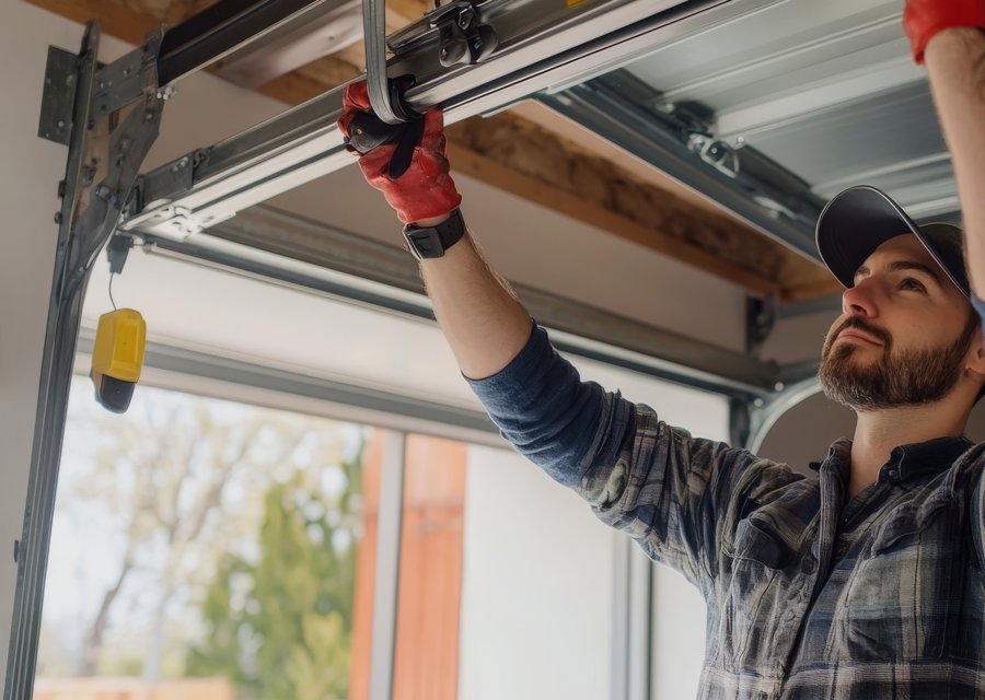 Garage-door work by C's Garage Door Company in Wichita, KS