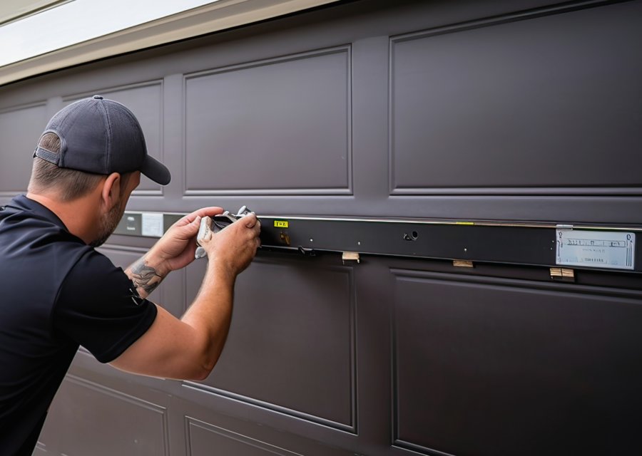 Garage-door work by Grubb's Garage Door and More in Howell, MI