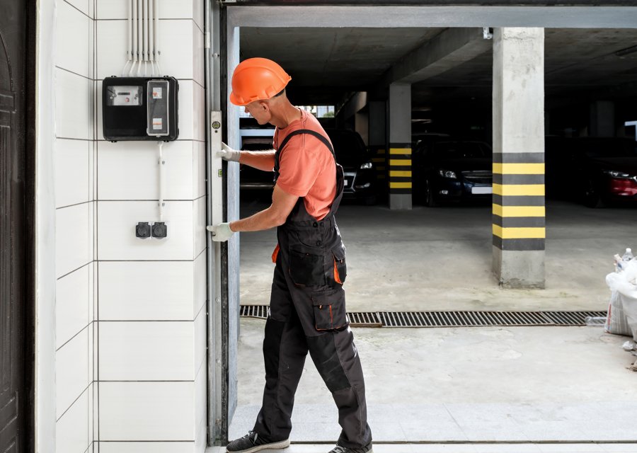 Garage-door work by Simms Garage Door Service in Lakewood, CA