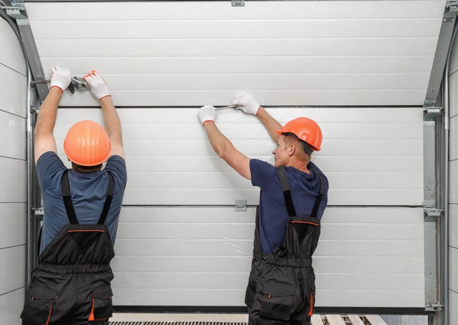 Garage-door work by Joe Manna and Sons Garage Door Inc. in Calabasas, CA