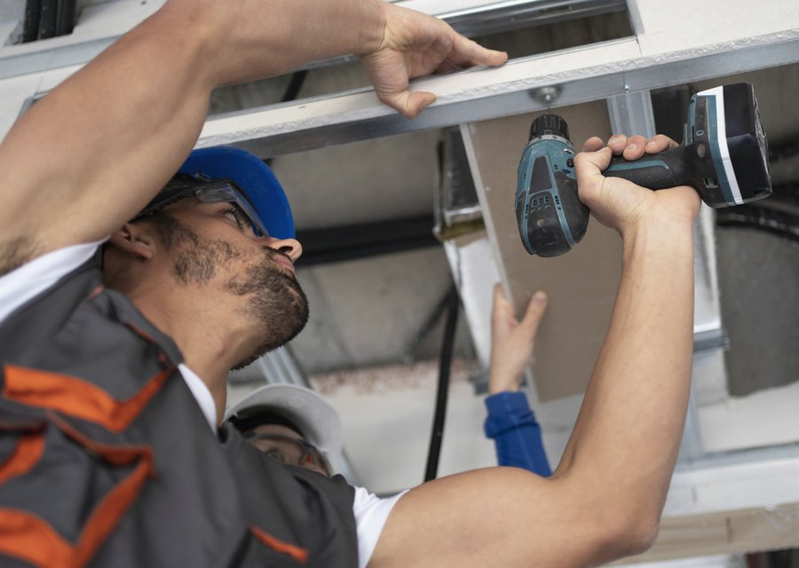 Garage-door work by Steadfast Garage Door Services in Indianapolis, IN