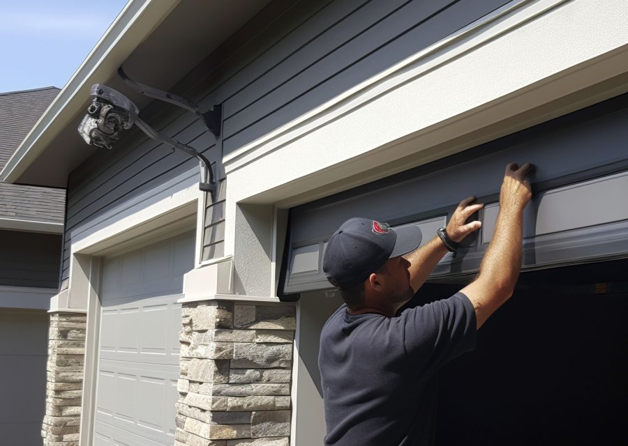 Garage-door work by J.A.G. & Sons Overhead Door in Philadelphia, PA