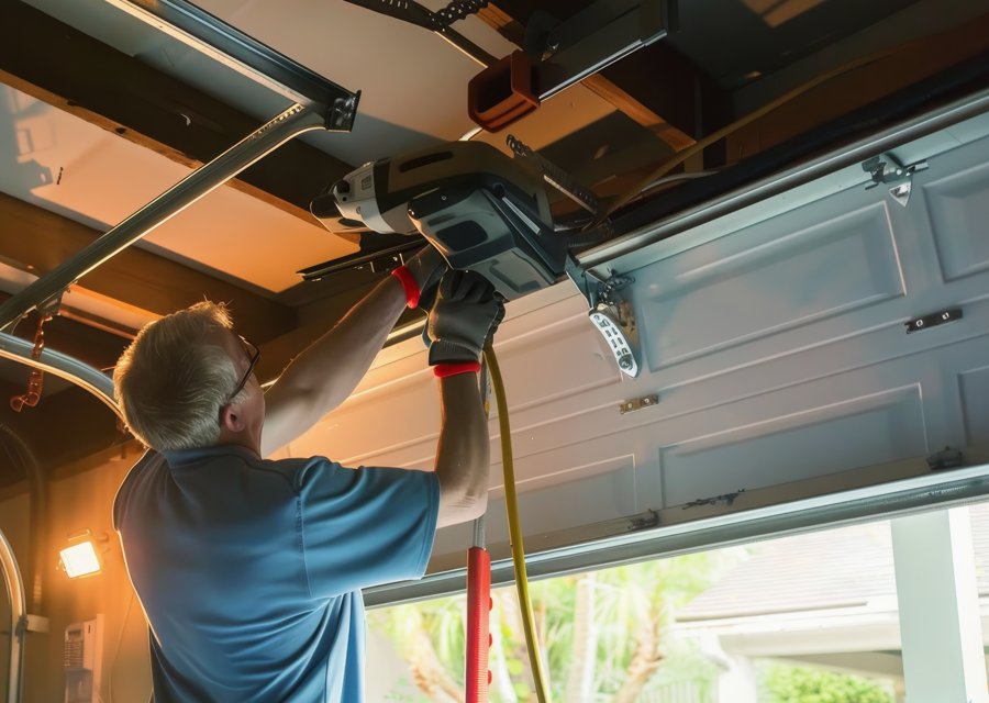 Garage-door work by B & B Garage Doors in Grand Island, NE