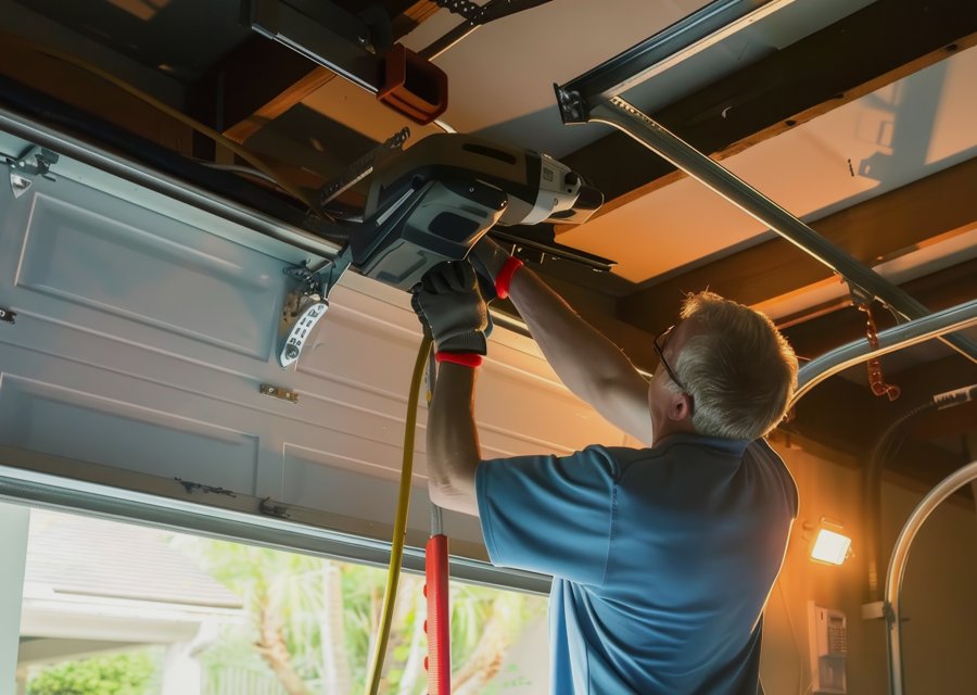 Garage-door work by Kelly's Garage Door Service in San Rafael, CA