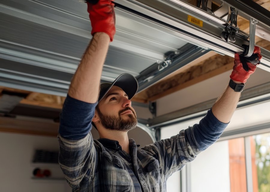 Garage-door work by Phil's Garage Door Service in Piermont, NY