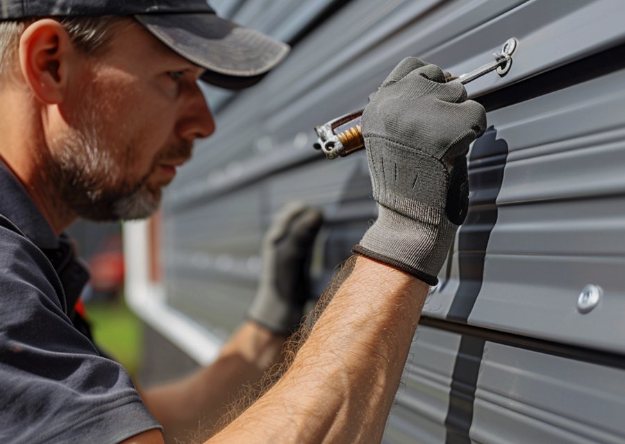 Garage-door work by Mark Bryner Doors in Tampa, FL