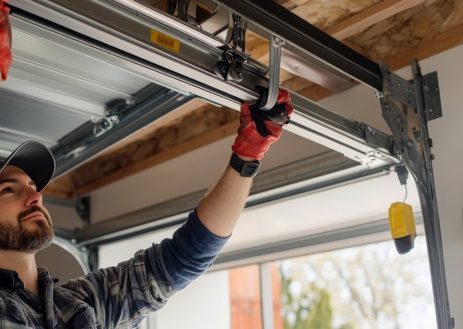 Garage-door work by Leon Garage Doors Inc in North Providence, RI