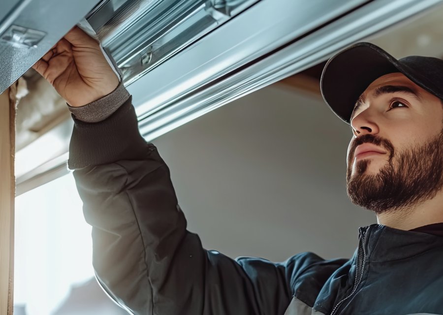 Garage-door work by J&M Garage Doors in Man, WV