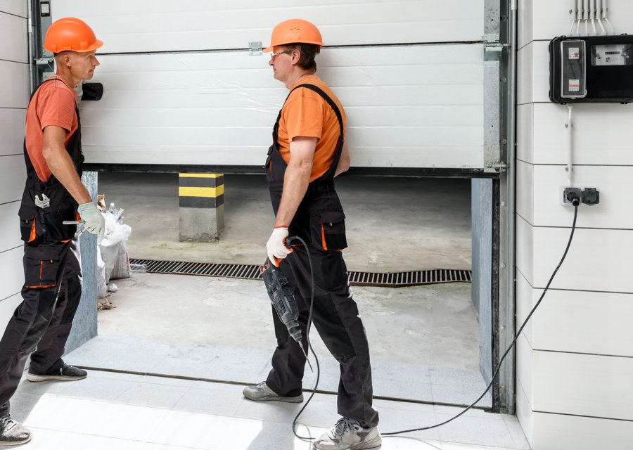 Garage-door work by Monton Overhead Door in Boston, NY
