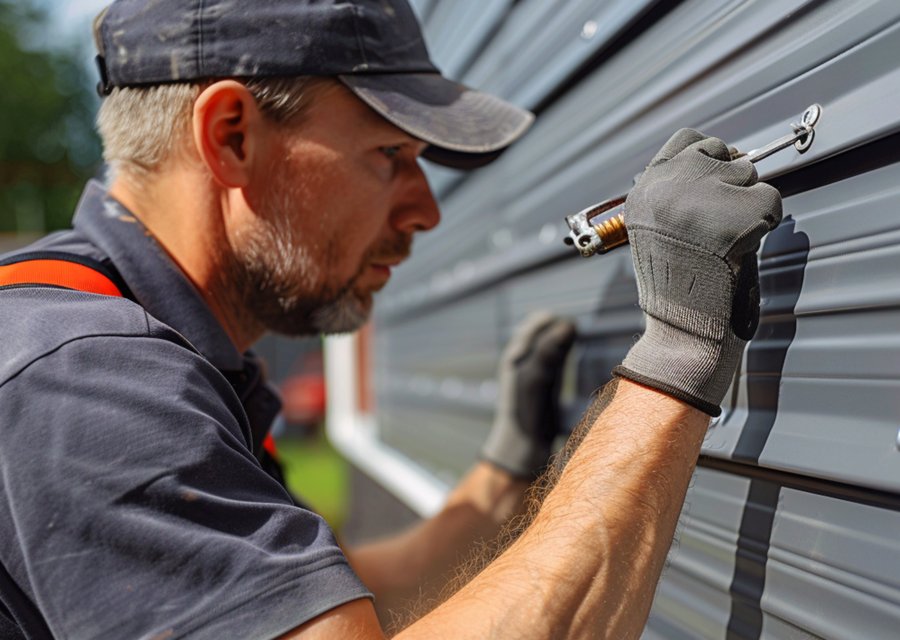 Garage-door work by Aston G Garage Door Repair in Eau Claire, WI