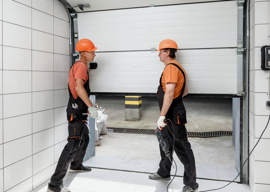 Garage-door work by Crews Garage Door Co in Suitland, MD