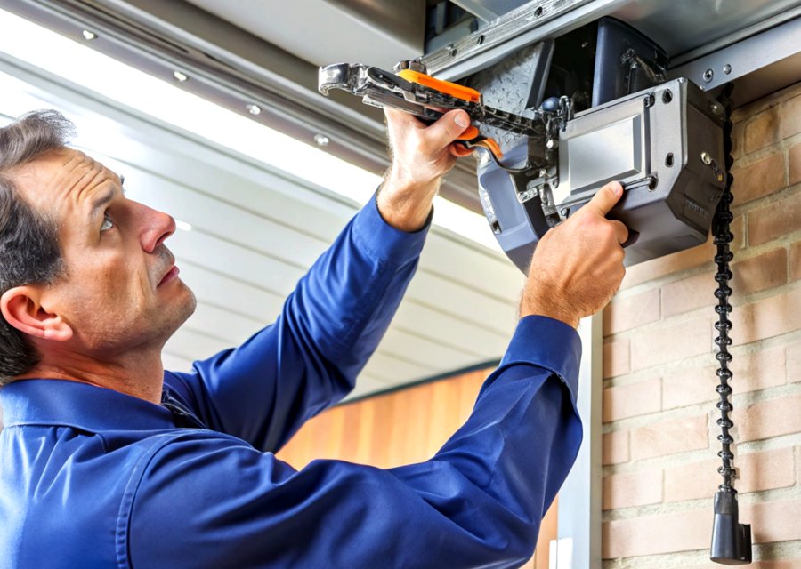 Garage-door work by Blake Garage Door Services in Lawrence, KS