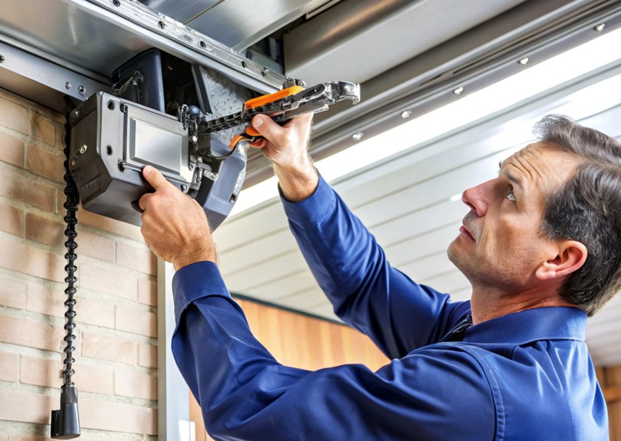 Garage-door work by The Garage Door Specialist in Edgewater, CO