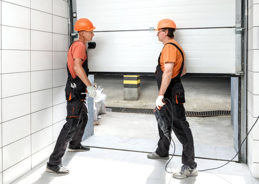 Garage-door work by Glover Garage Door Pros in Red Bank, NJ