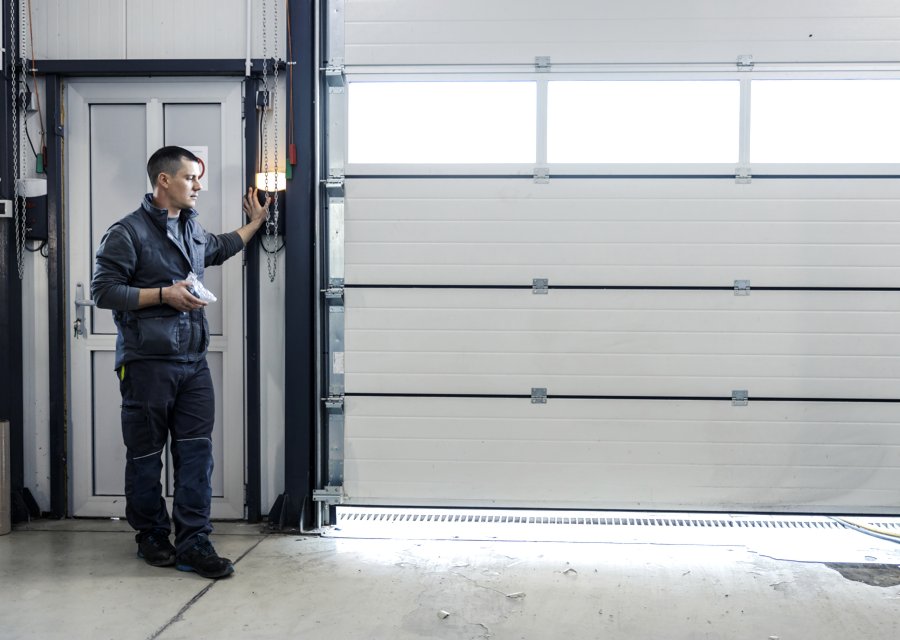 Garage-door work by Sergio & Sons Garage Door Service in Garden City, NY