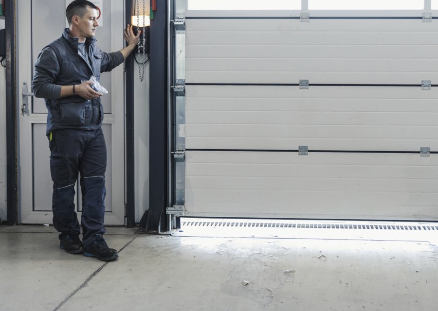 Garage-door work by B & M Garage Doors, Inc. in New York, NY
