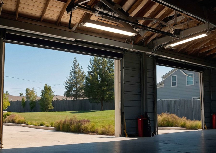 Garage-door work by Click Garage Door Repair in Huntsville, TX