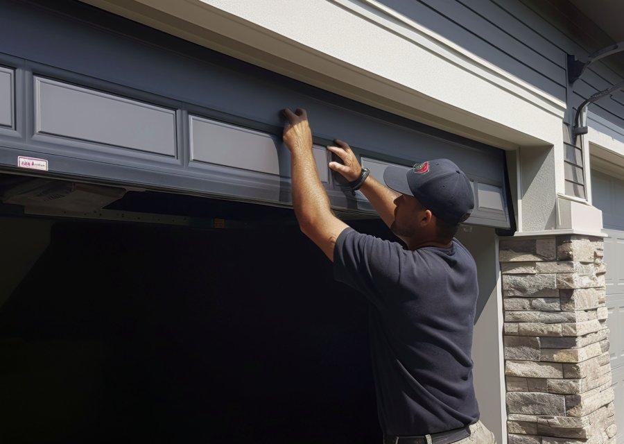 Garage-door work by First Class Garage Door Repair in Newtown, PA