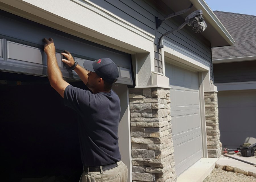 Garage-door work by Blue Fox Garage Repairs in Greensboro, NC
