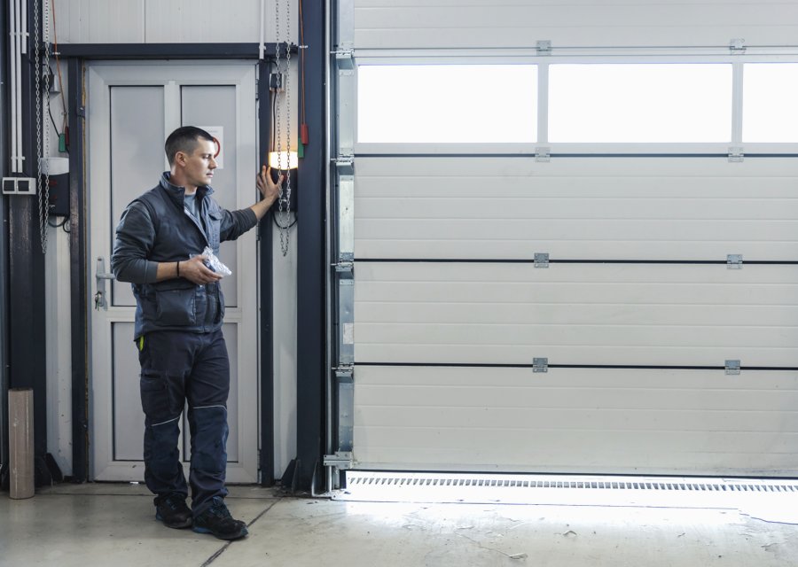 Garage-door work by Super Door Garage Door Service in White Plains, NY
